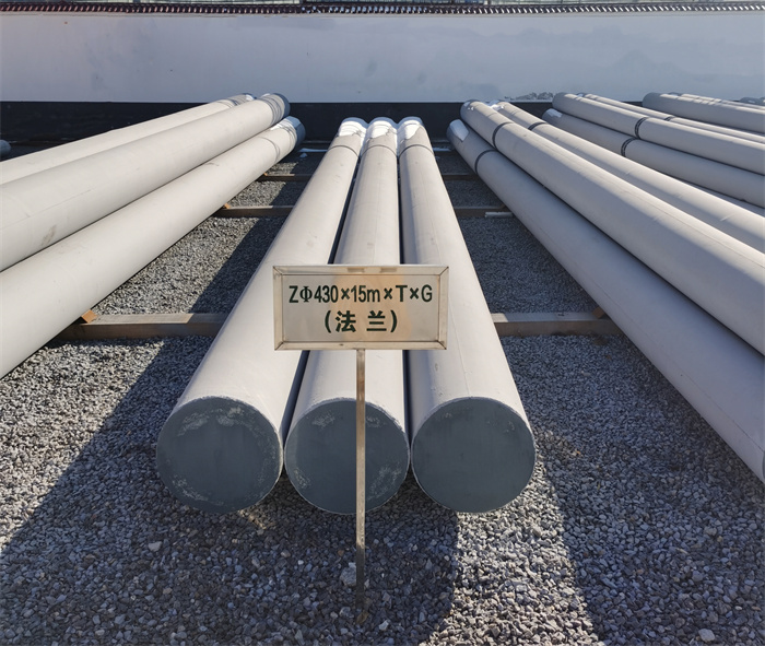 长沙430×15米×T×G砼电力电杆